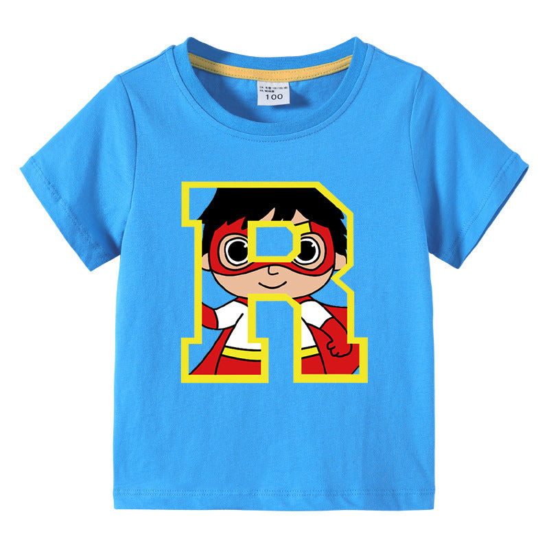 Cartoon T Shirts Kids - Unisex Cotton Summer Tee Ages 1-12 - Cherished Harbor Gifts