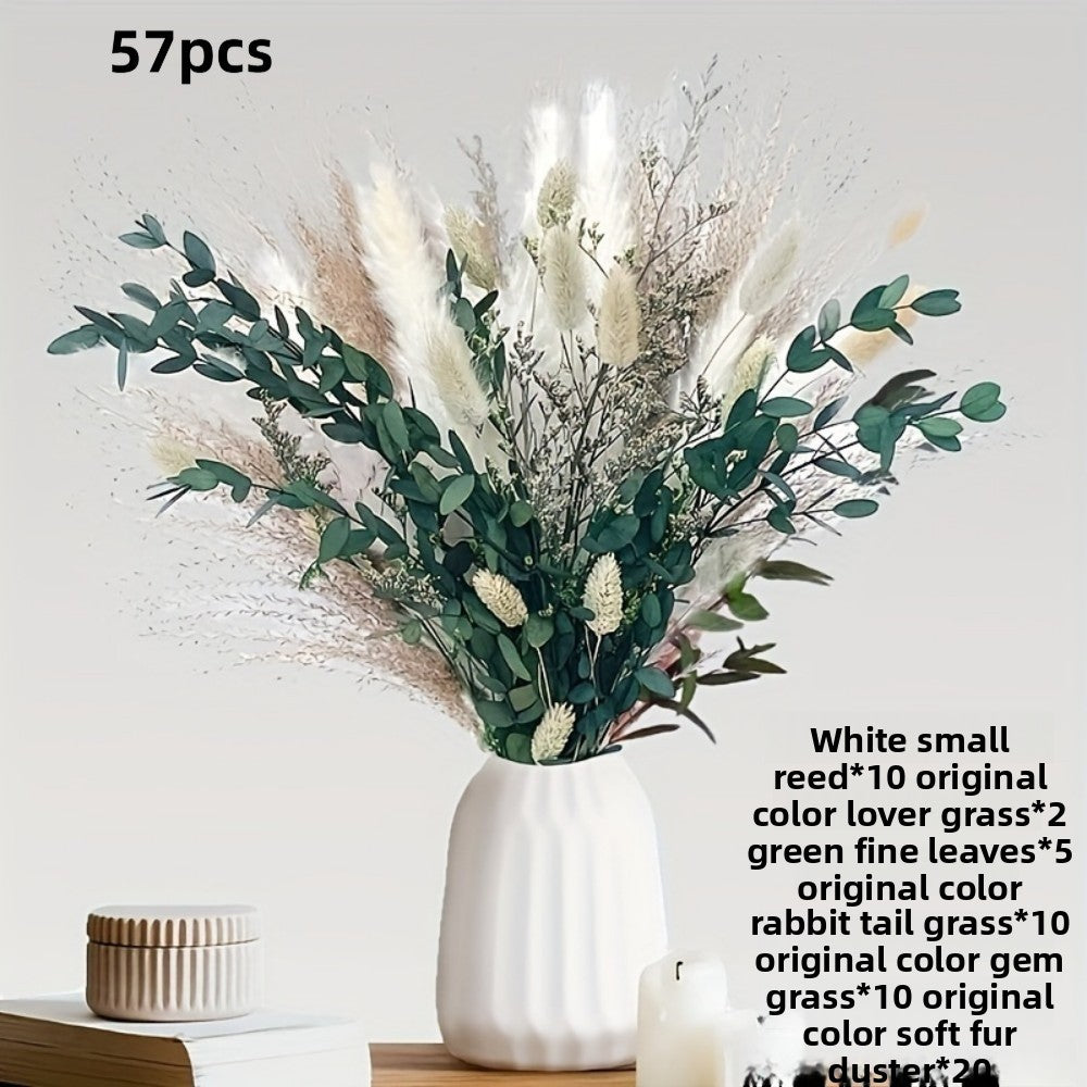 Natural Dried Flower Bouquet for Home and Wedding Decor - Cherished Harbor Gifts