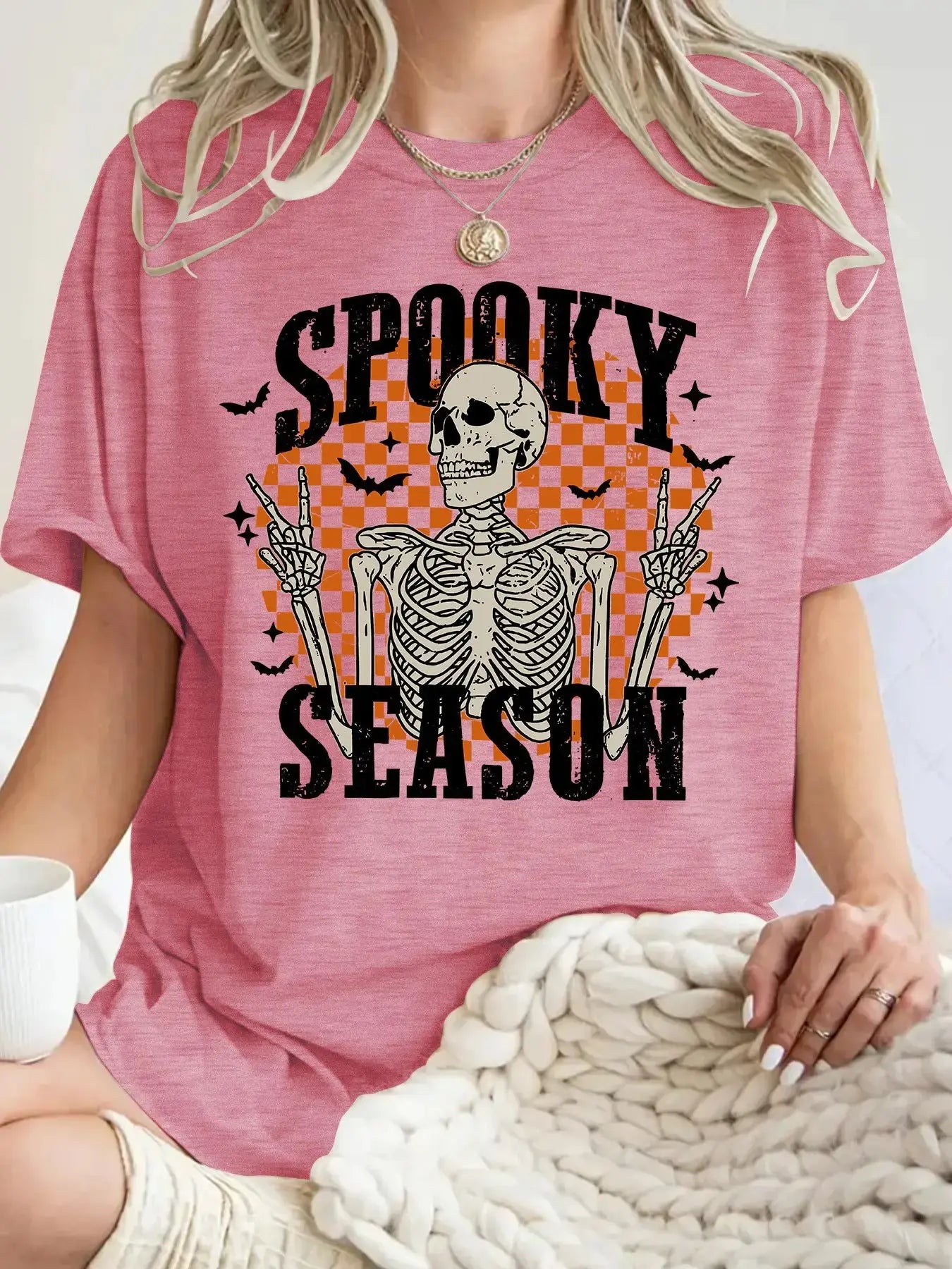 Women’s Stylish Halloween Graphic T-Shirt for Women - Spooky Tee by EPR