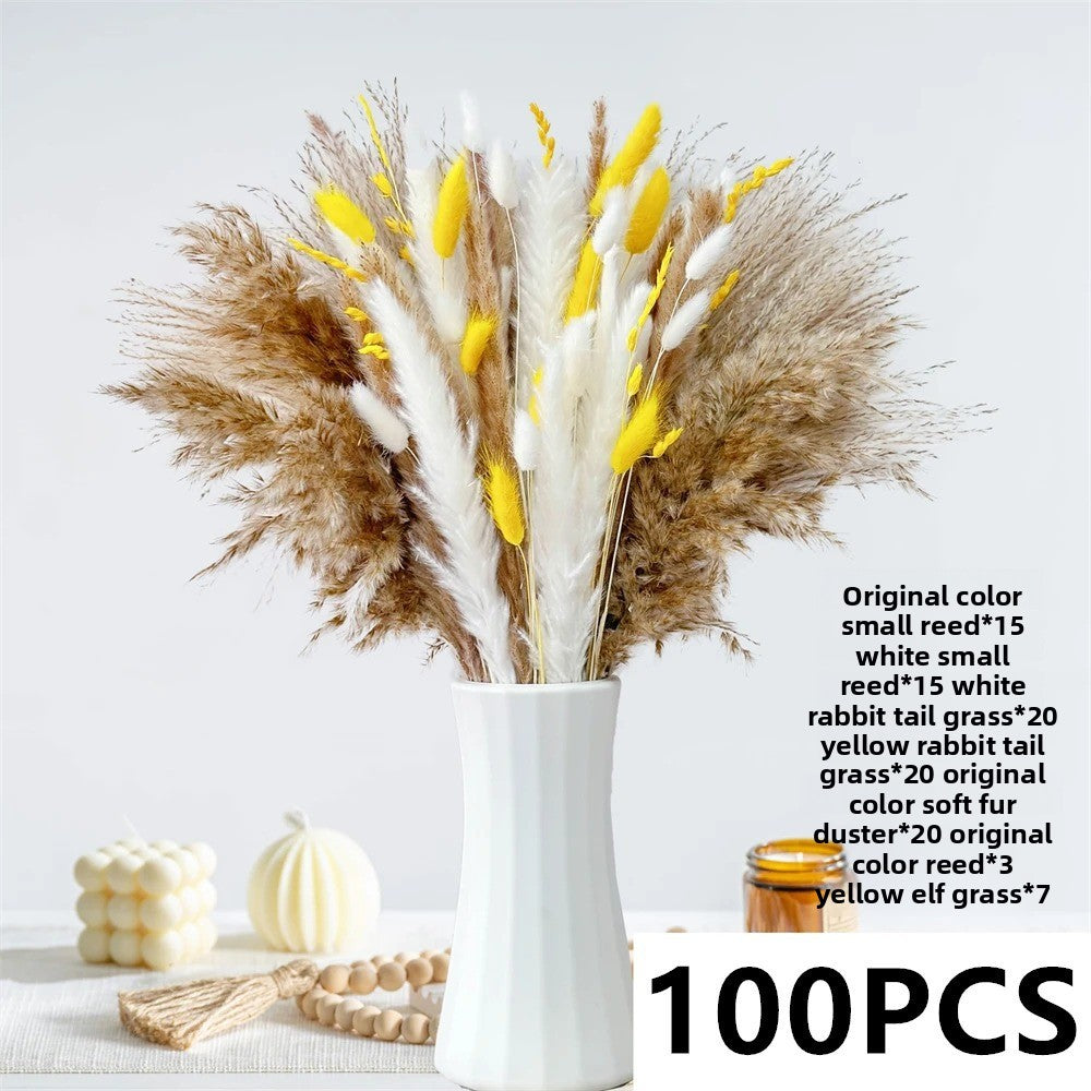 Natural Dried Flower Bouquet for Home and Wedding Decor - Cherished Harbor Gifts