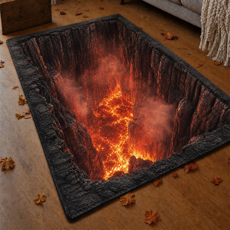 Spooky Halloween Area Rug for Living Room & Bedroom Decor - Cherished Harbor Gifts