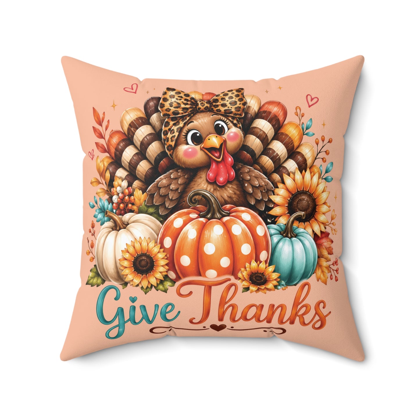 Thanksgiving Throw Pillow for Cozy Fall Home Decor - Cherished Harbor Gifts
