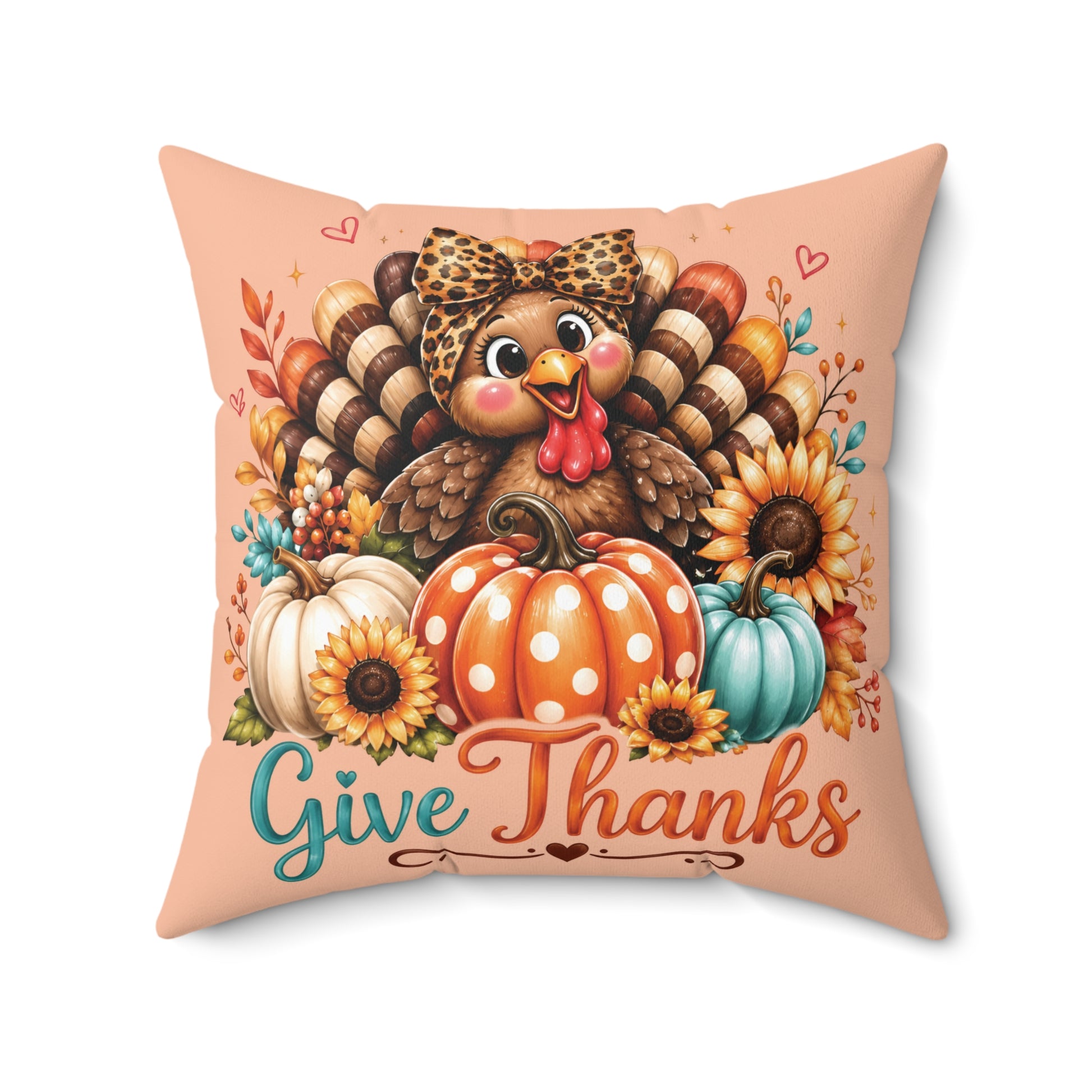 Thanksgiving Throw Pillow for Cozy Fall Home Decor - Cherished Harbor Gifts