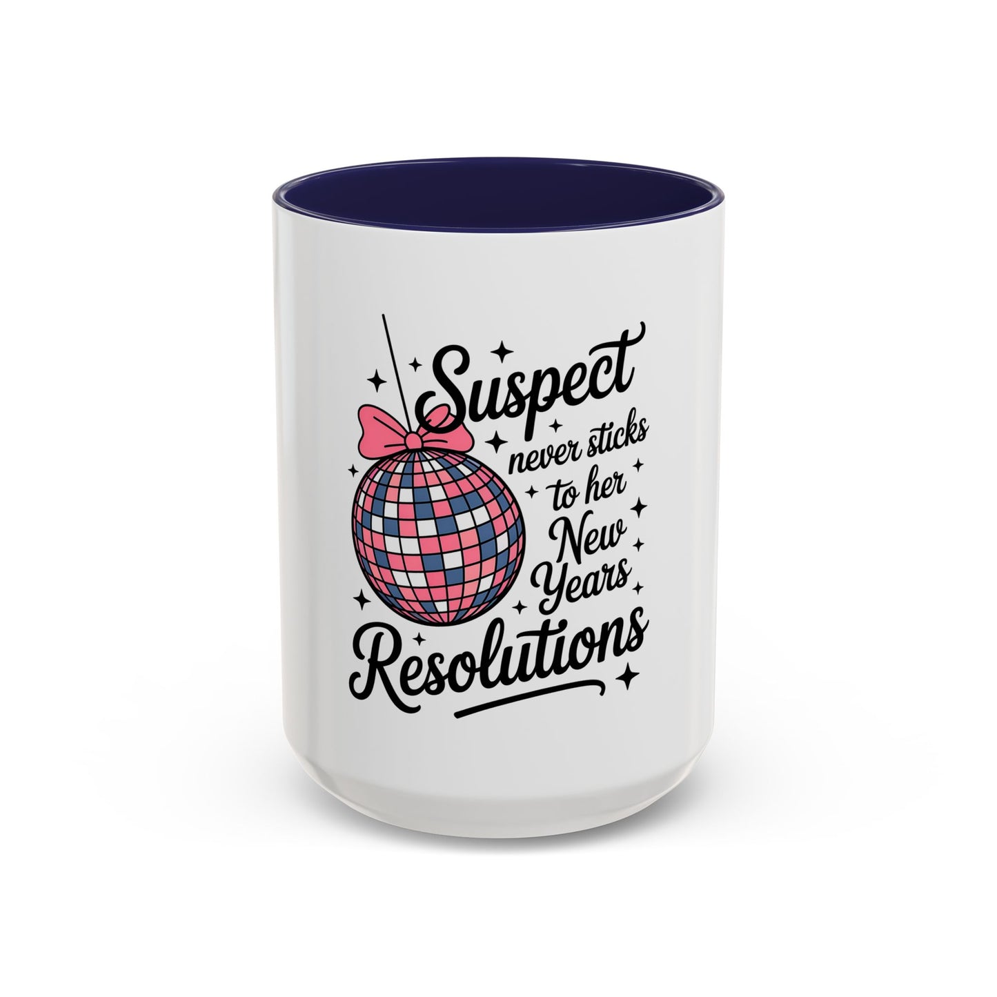 Funny New Year's Mug for Resolutions and Coffee Lovers - Cherished Harbor Gifts
