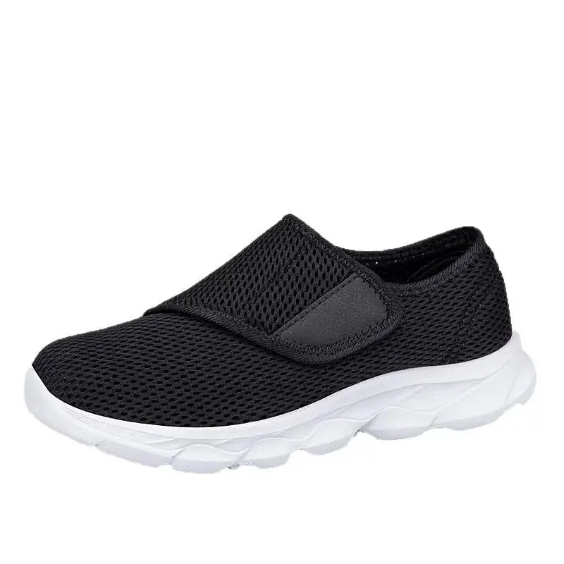 Unisex Wide Fit Walking Shoes | Lightweight Adjustable Mesh Comfort Shoes by TED