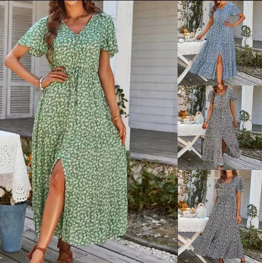 Stylish Boho Vacation Dress for Summer Getaways - Cherished Harbor Gifts