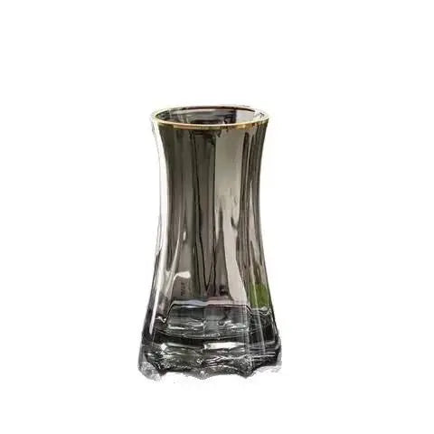 Nordic Glass Vase Triangular Flower Vase Home Decor by TED