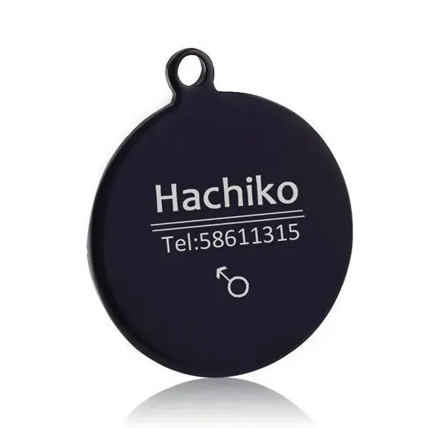 Personalized Stainless Steel Pet ID Tag | Custom Engraved Dog & Cat Name Tag by TED