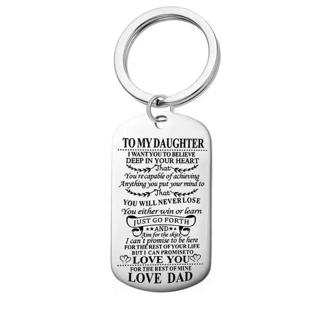 Engraved Dog Tag Necklace for Unique Family Gifts by EPR