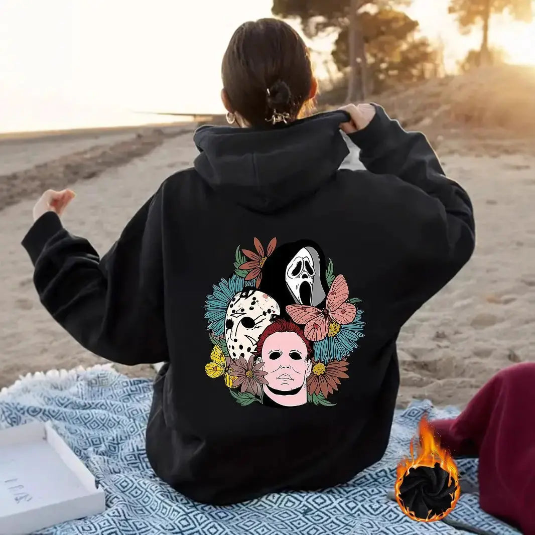 Women’s Cozy Halloween Gifts: Women’s Oversized Graphic Hoodie by EPR