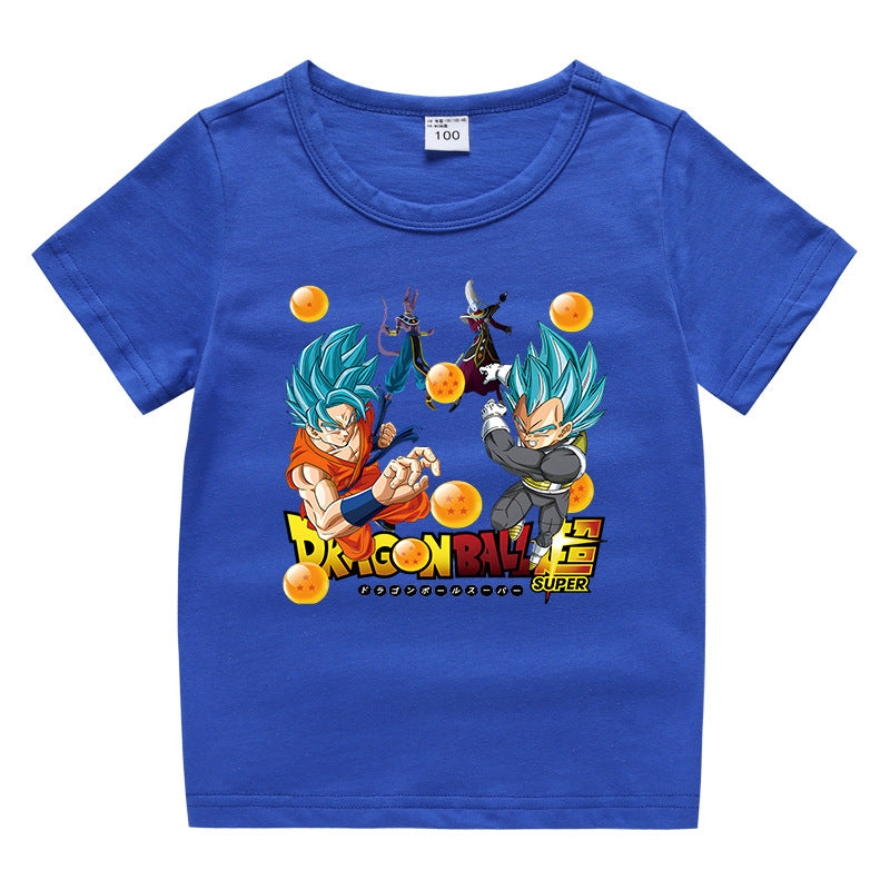 Unisex Kids Graphic Tee - Cartoon Animal Summer T-Shirt - Cherished Harbor Gifts