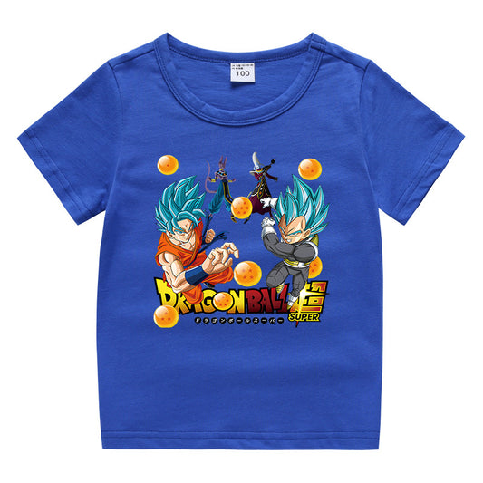 Unisex Kids Graphic Tee - Cartoon Animal Summer T-Shirt - Cherished Harbor Gifts