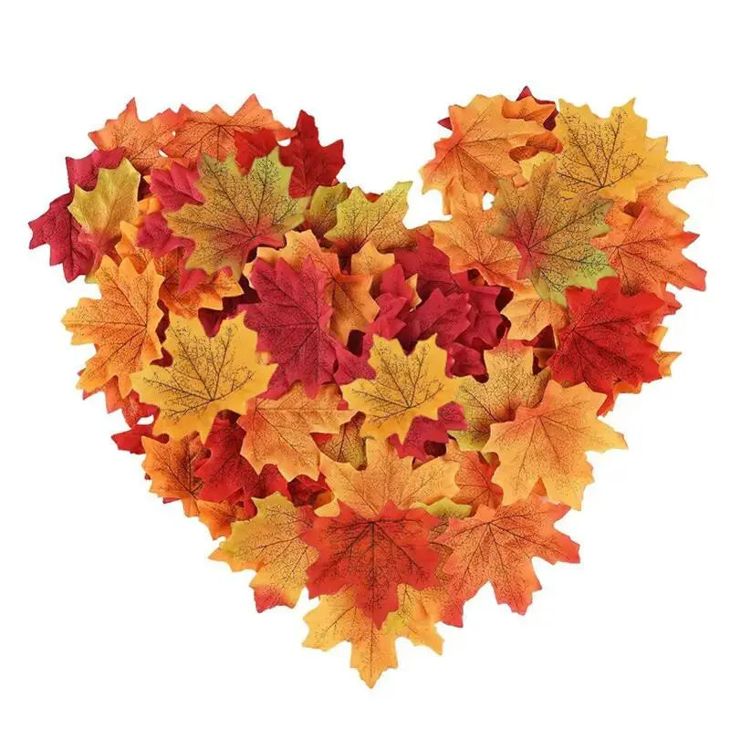 300-Piece Artificial Maple Leaves Decor for Thanksgiving by EPR