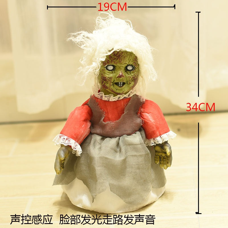 Animated Halloween Decorations Ghost Baby Doll Decoration - Cherished Harbor Gifts