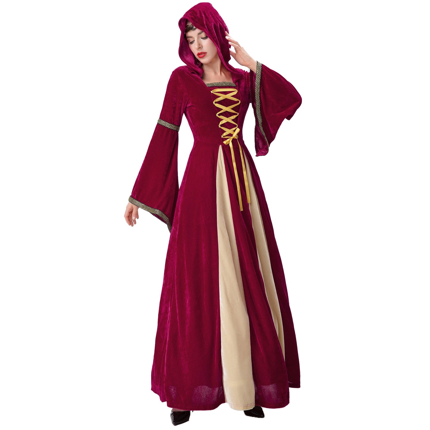 Gothic Princess Costume for Halloween Court Dress - Cherished Harbor Gifts