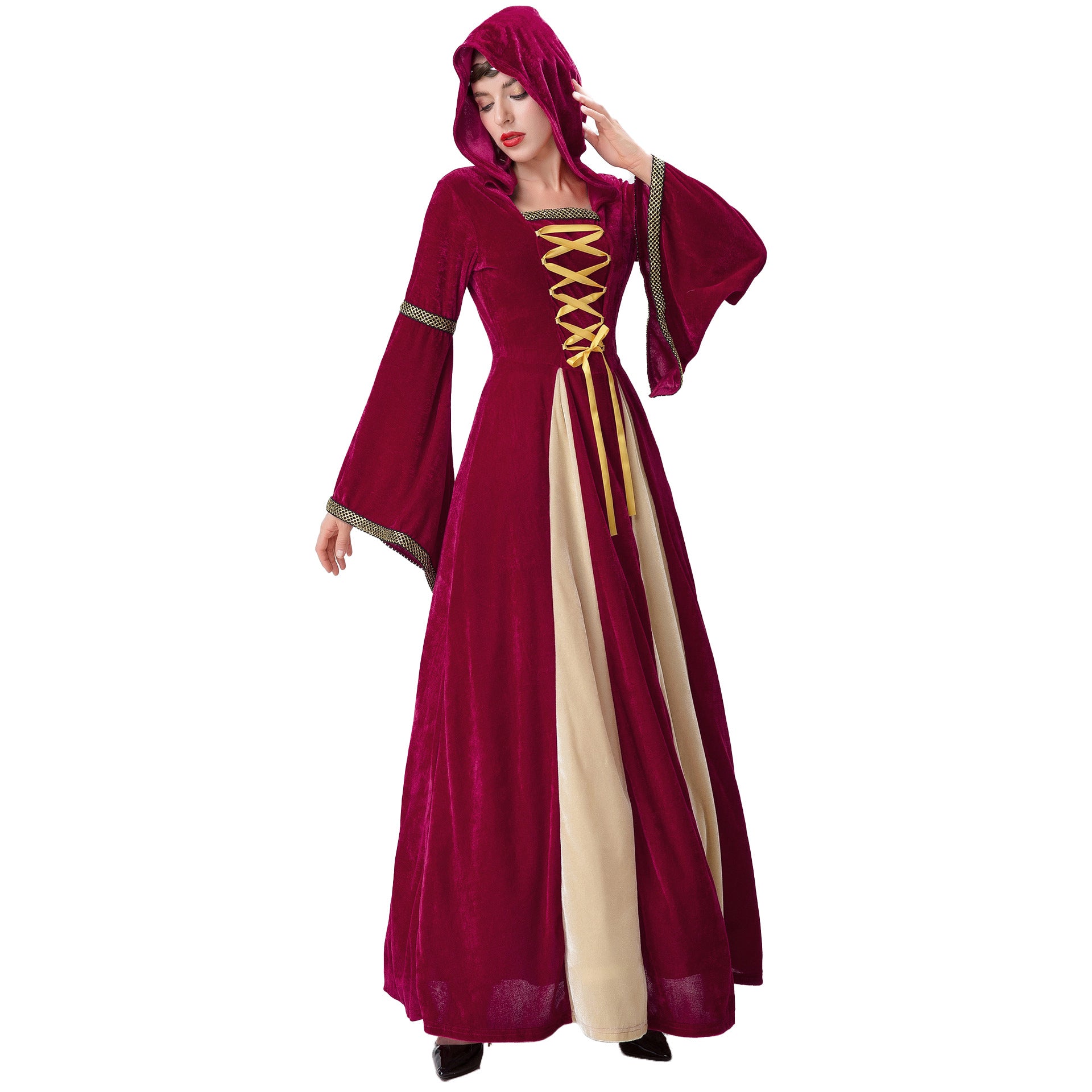 Gothic Princess Costume for Halloween Court Dress - Cherished Harbor Gifts