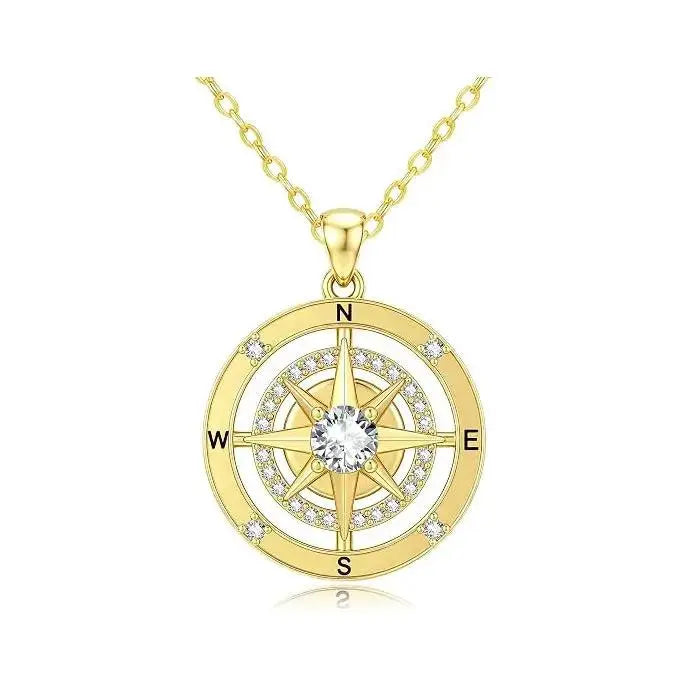 Beautiful Compass Necklace for Women - Perfect Gift Idea by CHG-IJ