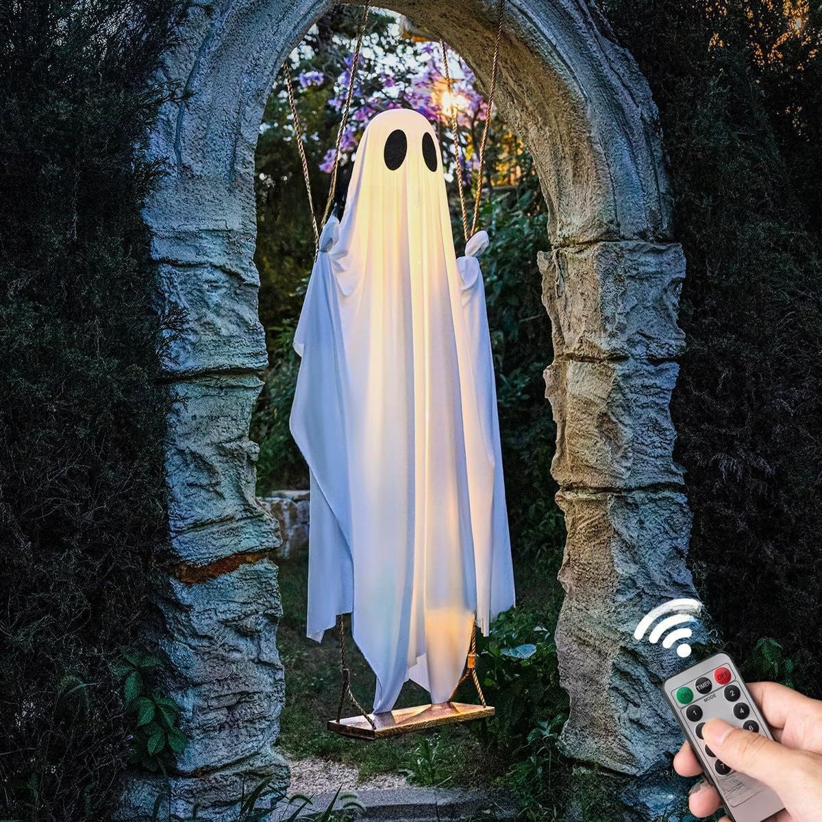 Hanging Ghost Porch Decor for Spooky Halloween Celebrations - Cherished Harbor Gifts