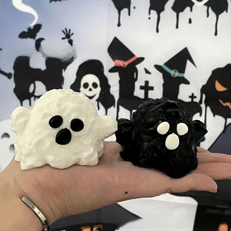 Halloween Ghost Squeeze Toy for Stress Relief and Fun - Cherished Harbor Gifts
