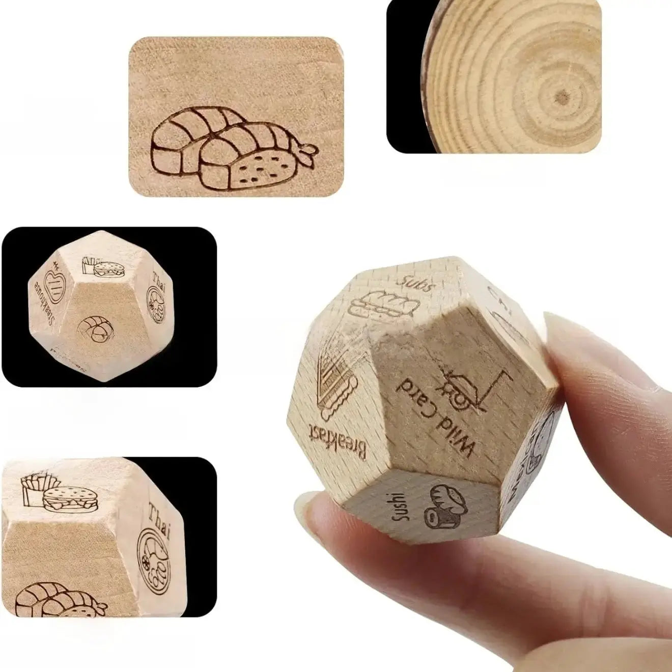 Couples Decision Dice for Fun Date Nights and Family Games by TED