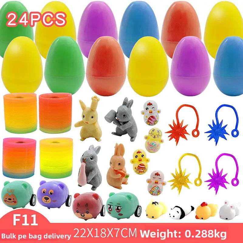 Easter Surprise Eggs with Hidden Toys for Children