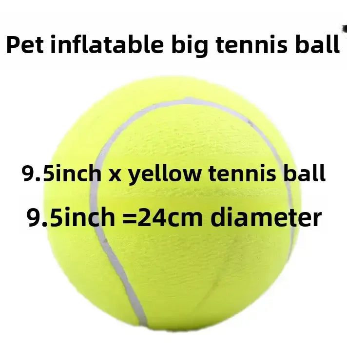 Giant Inflatable Tennis Ball for Outdoor Play and Fun by TED