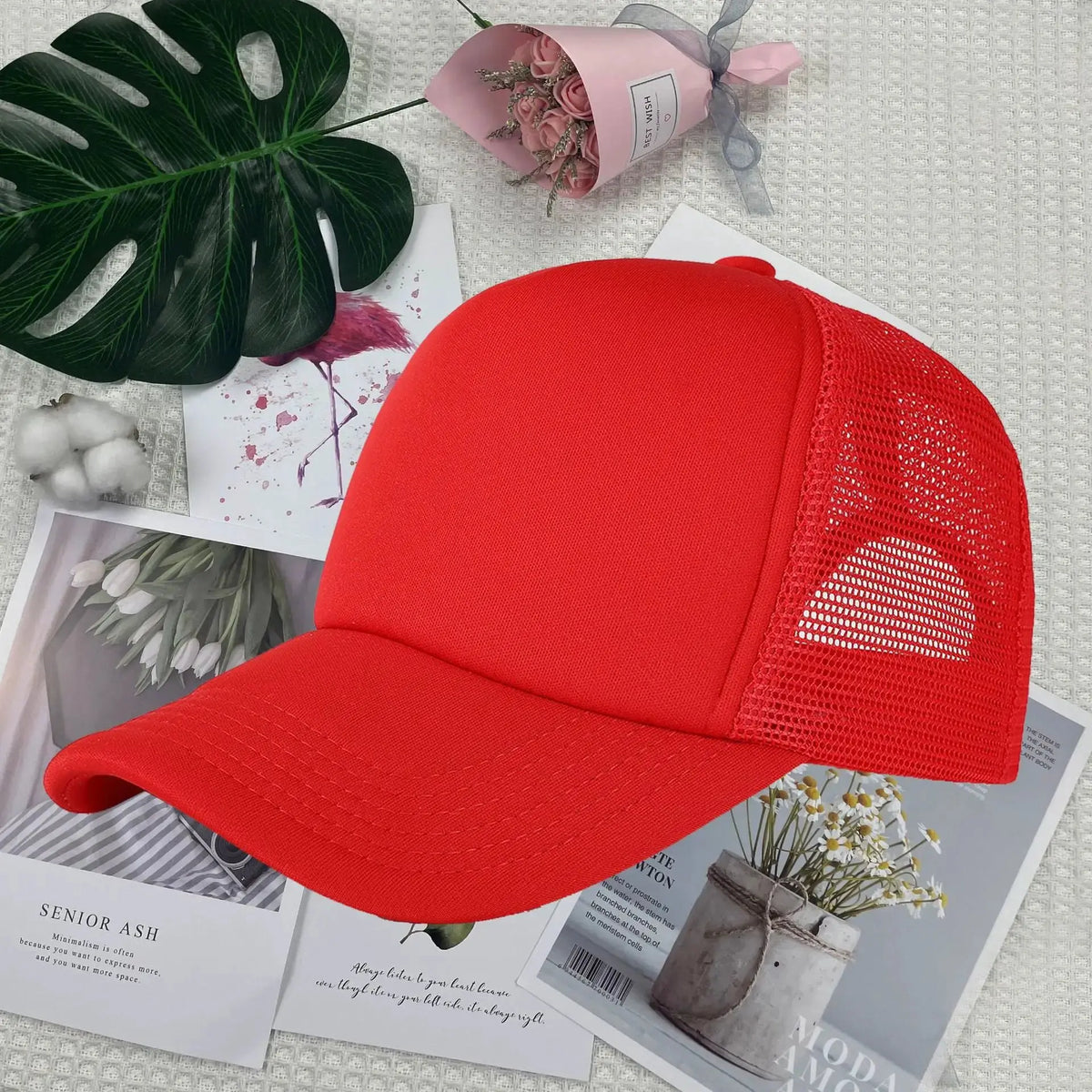 Personalized Breathable Mesh Sun Hat | Custom Embroidered Unisex Outdoor Cap by TED