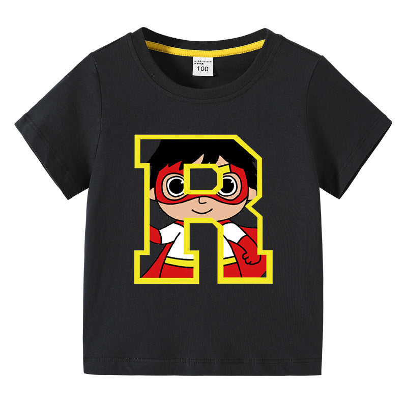 Cartoon T Shirts Kids - Unisex Cotton Summer Tee Ages 1-12 - Cherished Harbor Gifts