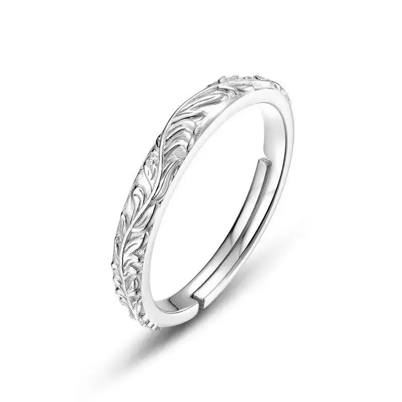 S925 Sterling Silver Couples Rings – Couples Adjustable Rings by EPR