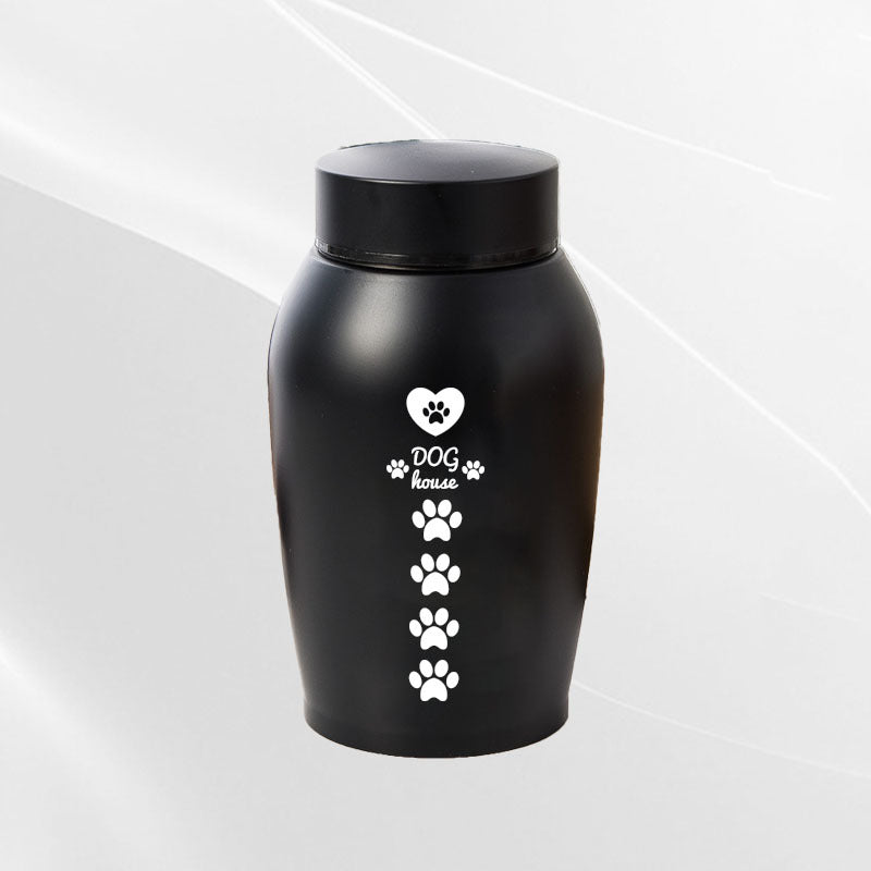 Stainless Steel Pet Urn for Small Pet Ashes - Cherished Harbor Gifts