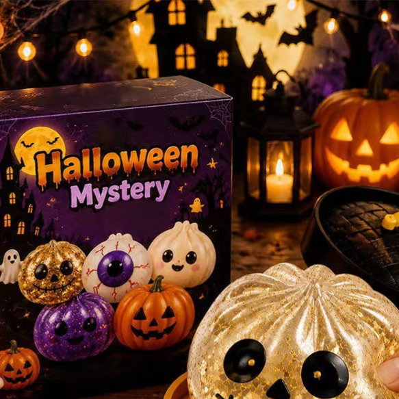 Halloween Stress Relief Toy - Ghost Squeeze Ball for Fun - Cherished Harbor Gifts