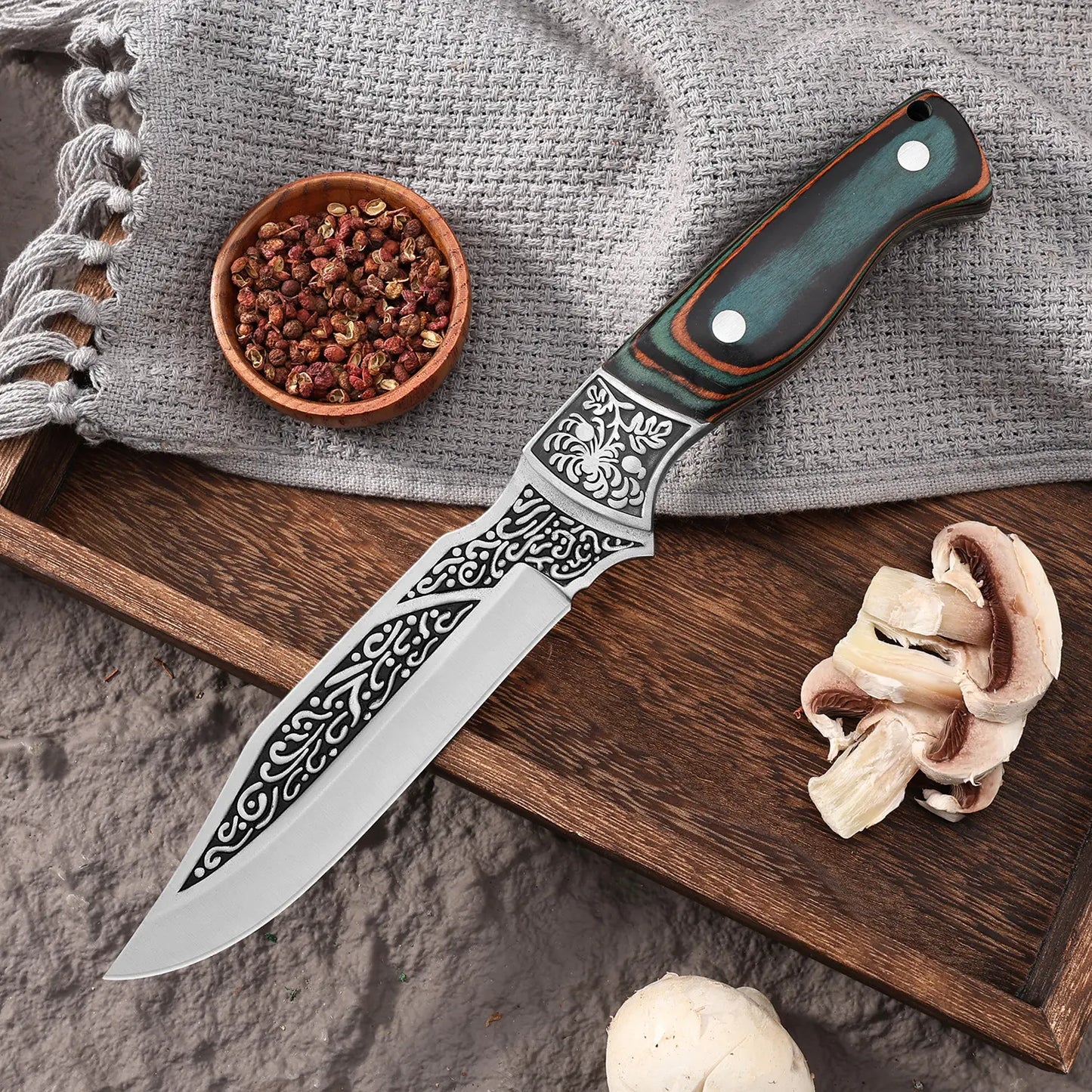 Portable High-Hardness Outdoor Hunting Knife