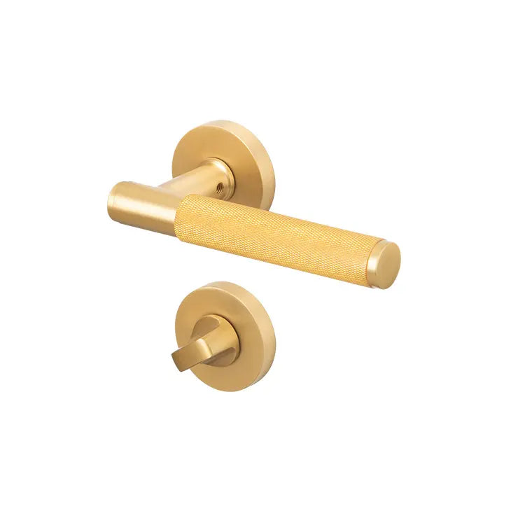 American brass indoor golden bedroom door lock split door lock antique brass wooden door handle lock