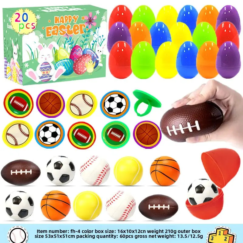 Easter Surprise Eggs with Hidden Toys for Children