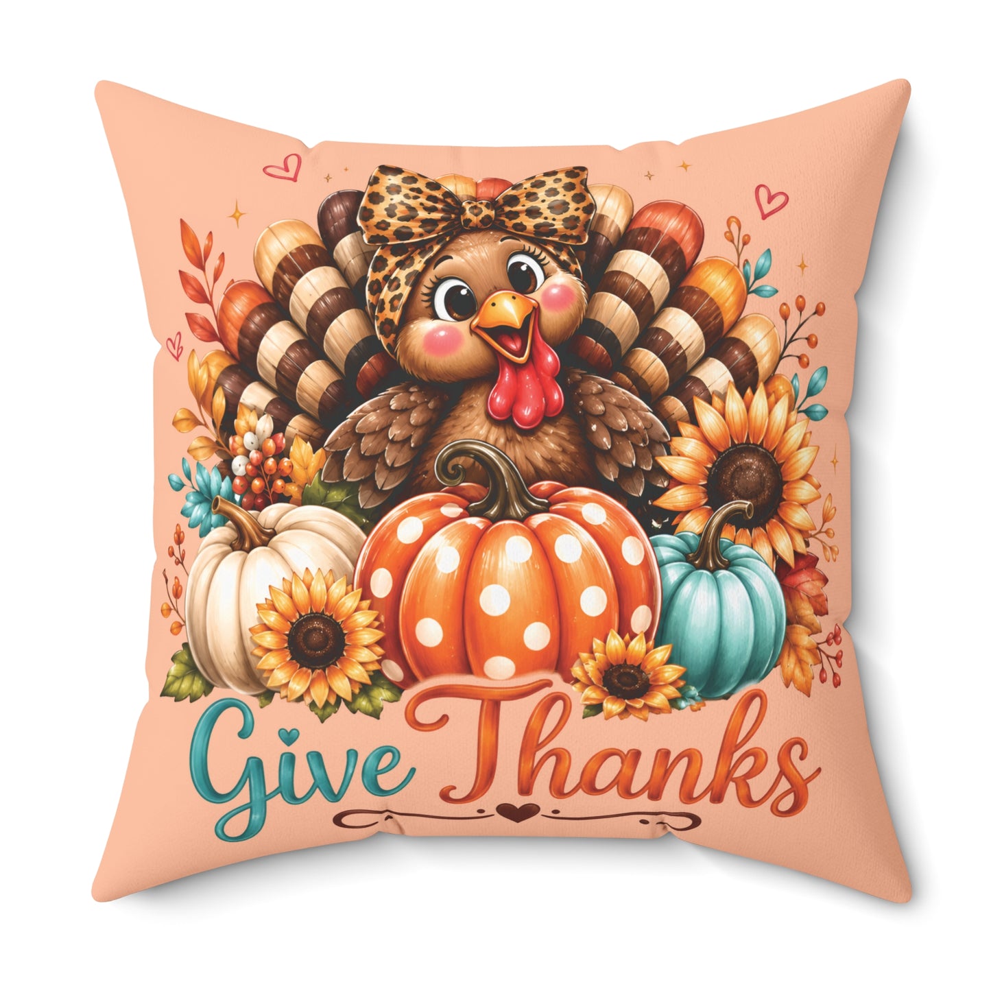 Thanksgiving Throw Pillow for Cozy Fall Home Decor - Cherished Harbor Gifts
