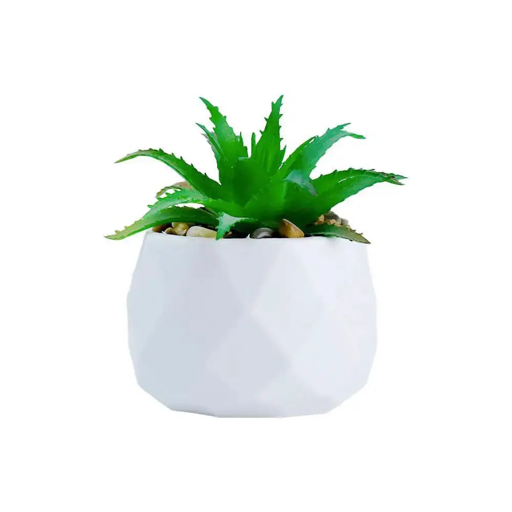 Mini Artificial Succulent Plant | Realistic Faux Desktop Home & Office Decor by TED