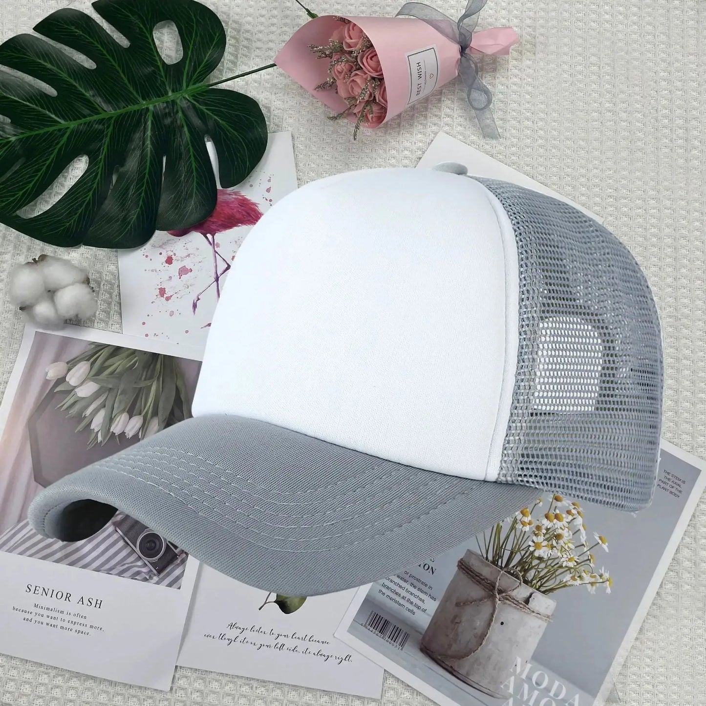 Personalized Breathable Mesh Sun Hat | Custom Embroidered Unisex Outdoor Cap by TED