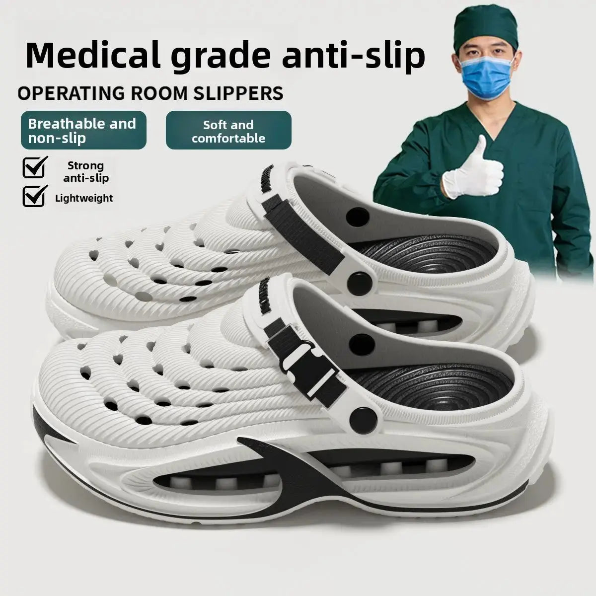 Unisex Slip-On Clogs for Beach and Casual Outdoor Use by TED