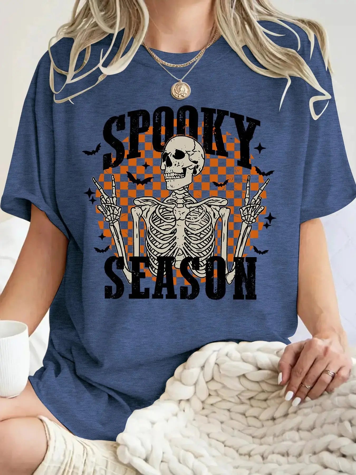 Women’s Stylish Halloween Graphic T-Shirt for Women - Spooky Tee by EPR