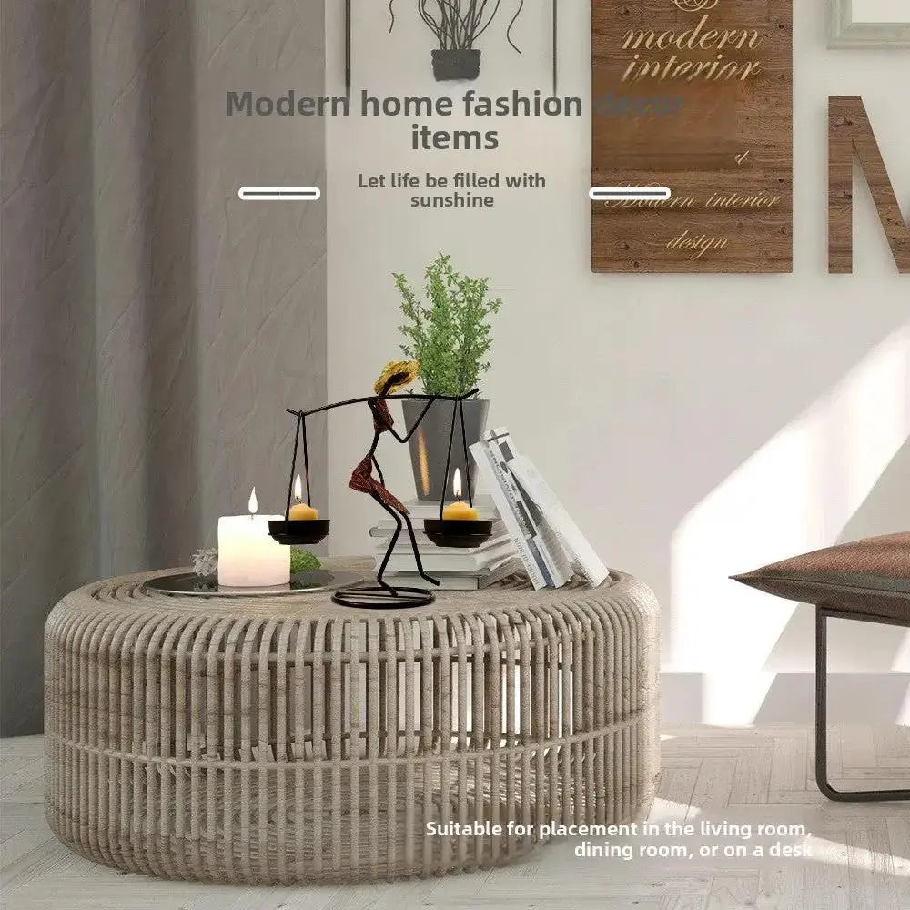 Elegant Dai Ethnic Candle Holder for Home Decor by TED