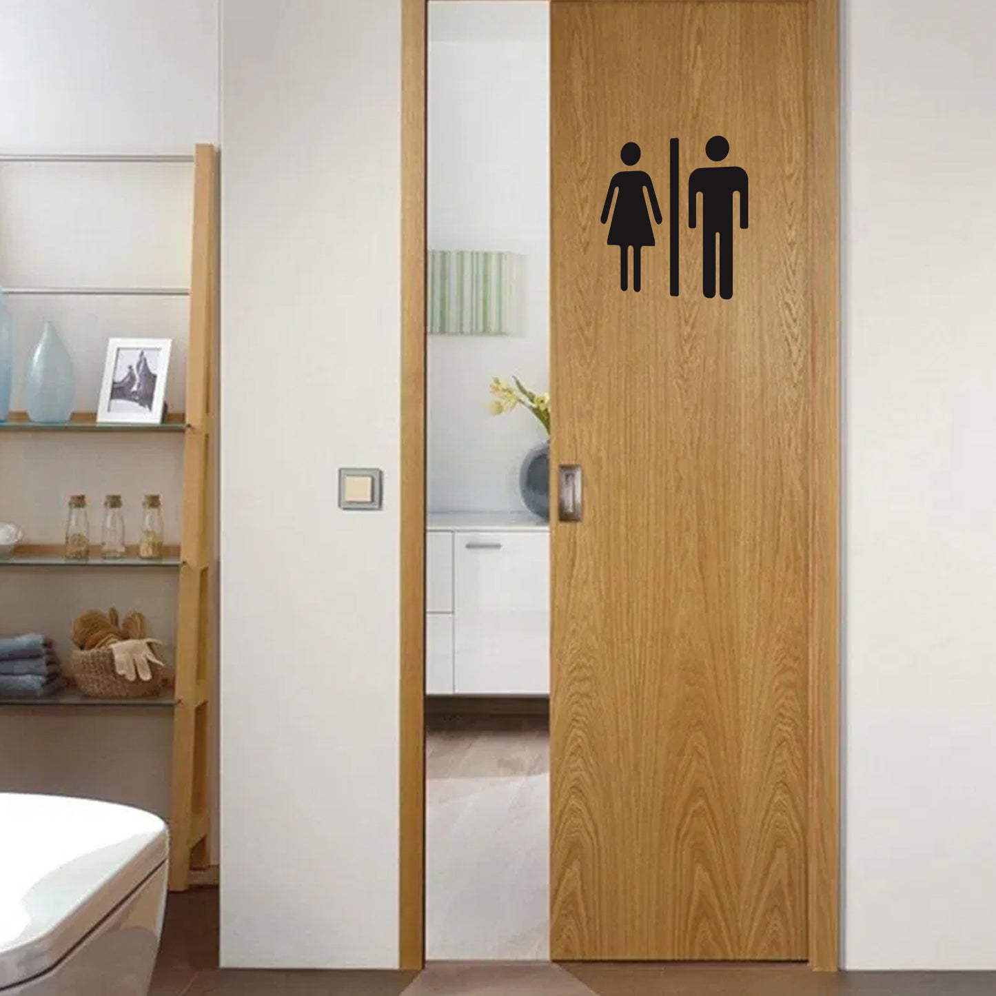 Funny Bathroom Wall Decal for Cute Bathroom Decor - Cherished Harbor Gifts