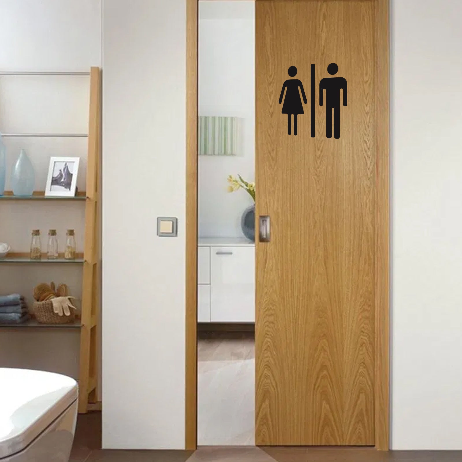 Funny Bathroom Wall Decal for Cute Bathroom Decor - Cherished Harbor Gifts