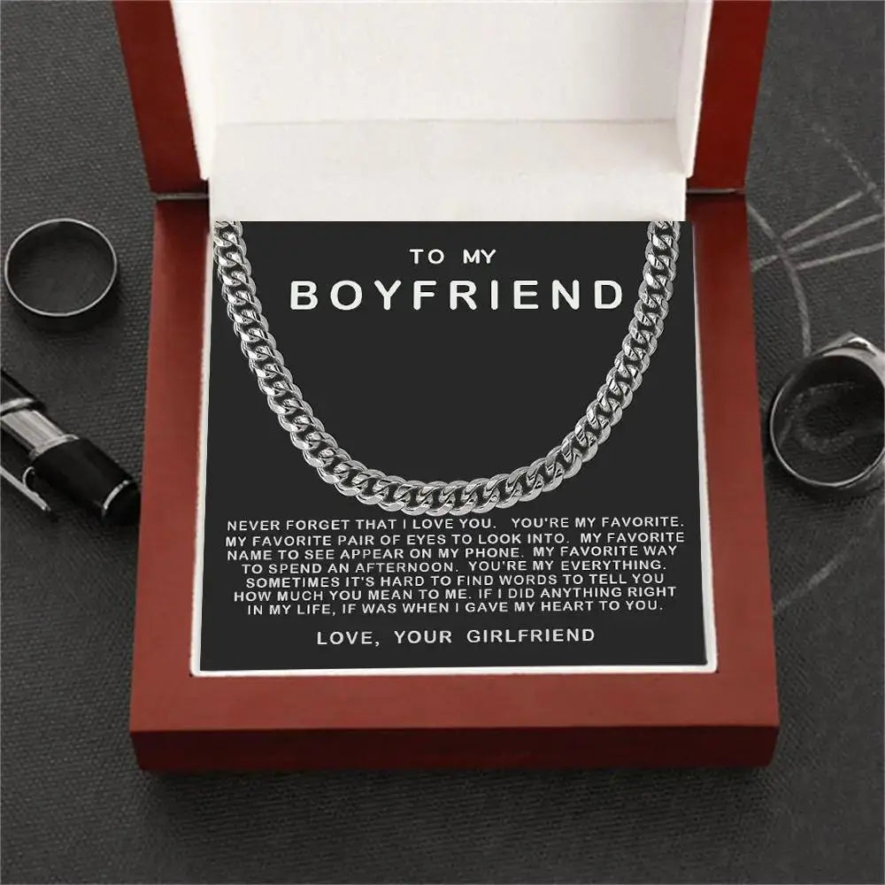 Men's Chain Necklace - 7mm Stainless Steel 23.6" Length by EPR