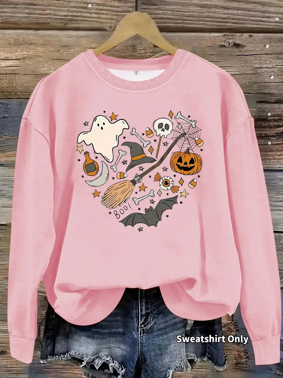 Cozy Halloween Pumpkin Sweatshirt for Women - Fall Pullover by EPR