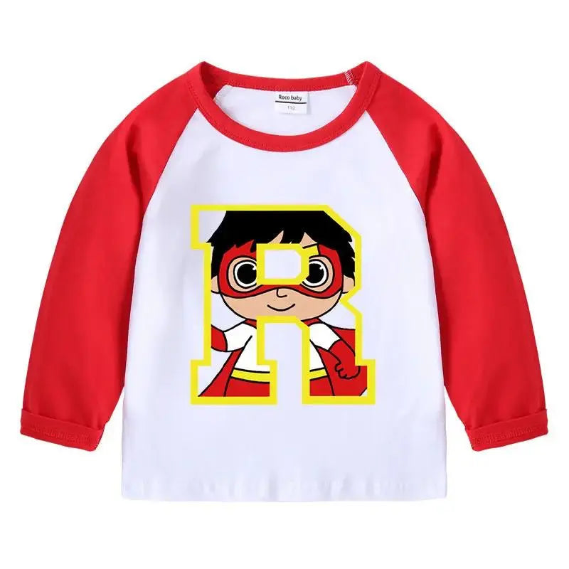 Kids Cartoon Long Sleeve Shirt for Toddlers and Kids by EPR