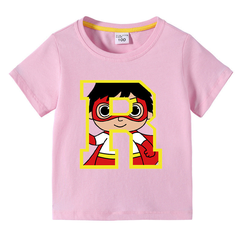 Cartoon T Shirts Kids - Unisex Cotton Summer Tee Ages 1-12 - Cherished Harbor Gifts