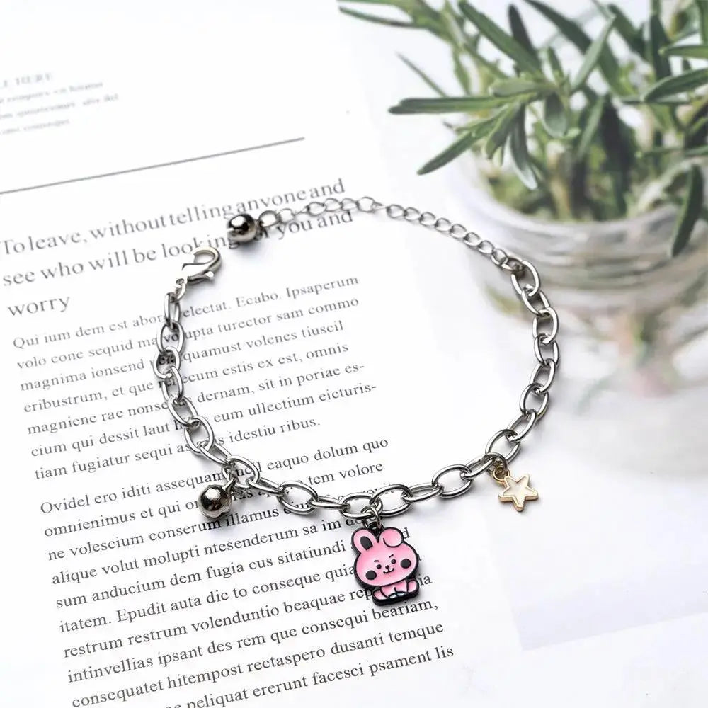 Cute Cartoon Charm Bracelet for Kids and Fans - Colorful Gift by EPR
