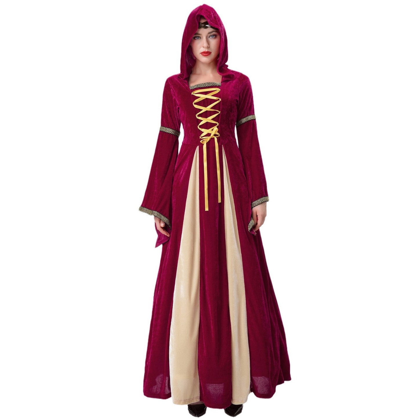 Gothic Princess Costume for Halloween Court Dress - Cherished Harbor Gifts