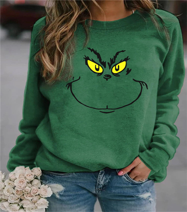 Funny Christmas Sweatshirt for Men - Holiday Cartoon Style - Cherished Harbor Gifts