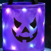LED Halloween Candy Bucket for Trick or Treating Fun - Cherished Harbor Gifts